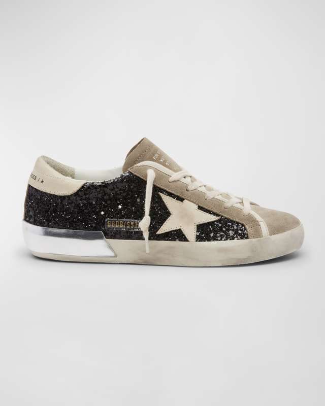 Superstar Glitter Low-Top Sneakers